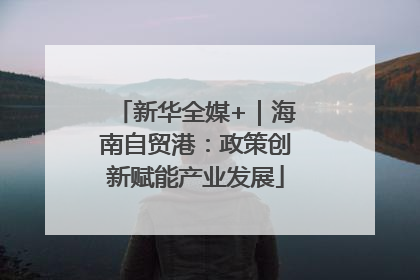 新华全媒+｜海南自贸港：政策创新赋能产业发展